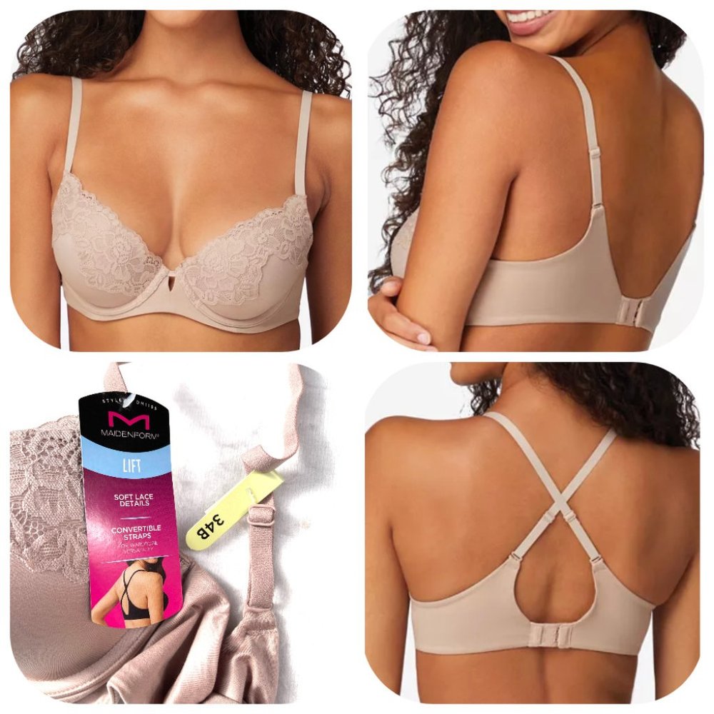 NWT Lift Underwire Comfort Devotion® Your Bra  34B Maidenform